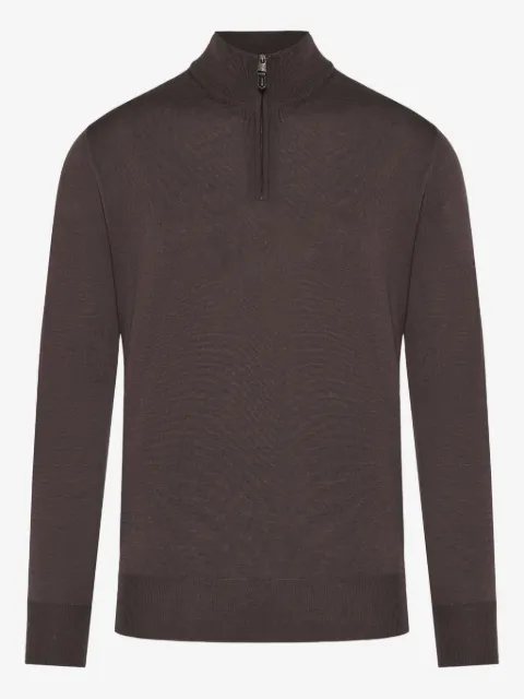 Canali wool polo shirt