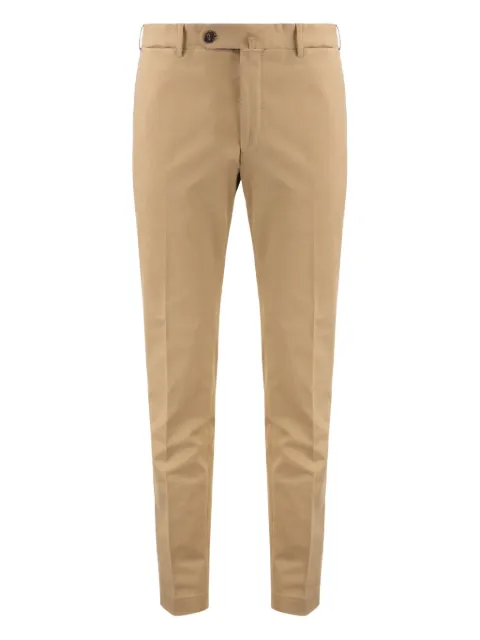 slowear buttoned-welt-pocket chino trousers 