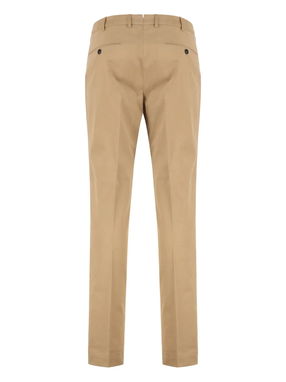 Slowear buttoned-welt-pocket chino trousers - Beige