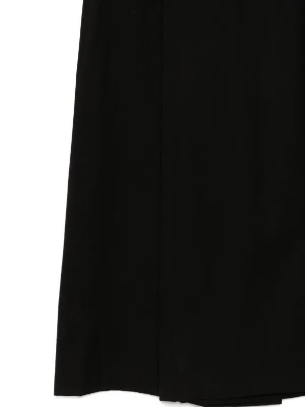 Julius オーバーラップパンツ | ブラック | FARFETCH JP