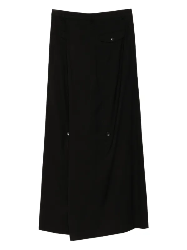 JULIUS ラップパンツ size2 Julius オーバーラップパンツ | ブラック | FARFETCH JP