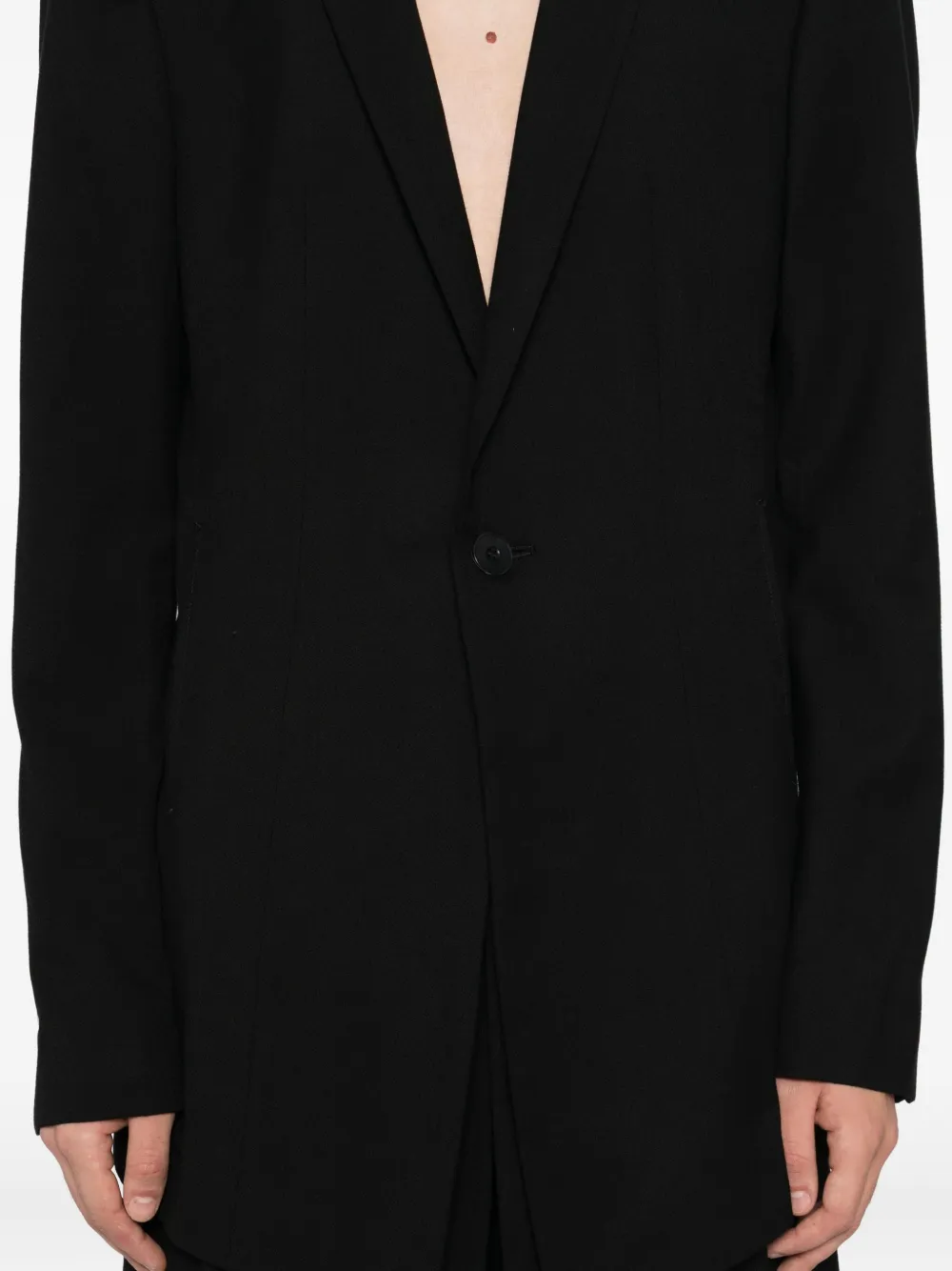 Julius Gelaagde blazer Zwart