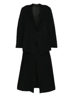 1017 ALYX 9SM ウールブレンド コート | ブラック | FARFETCH JP