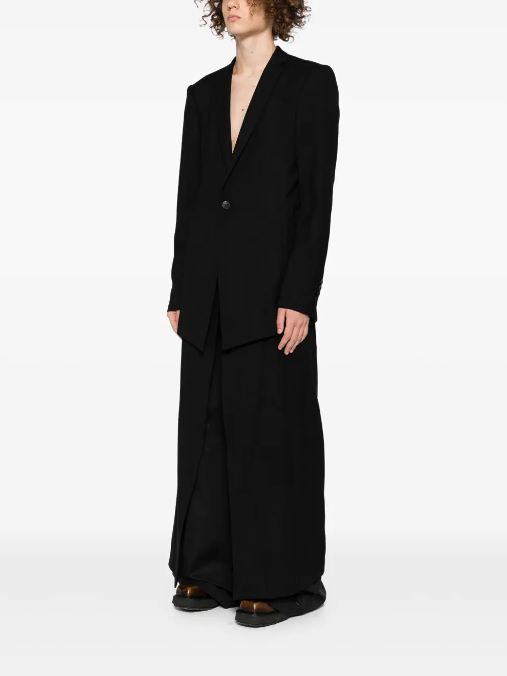 Julius Gelaagde blazer Zwart