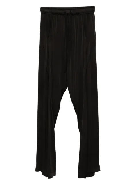 Julius pintuck-detail trousers