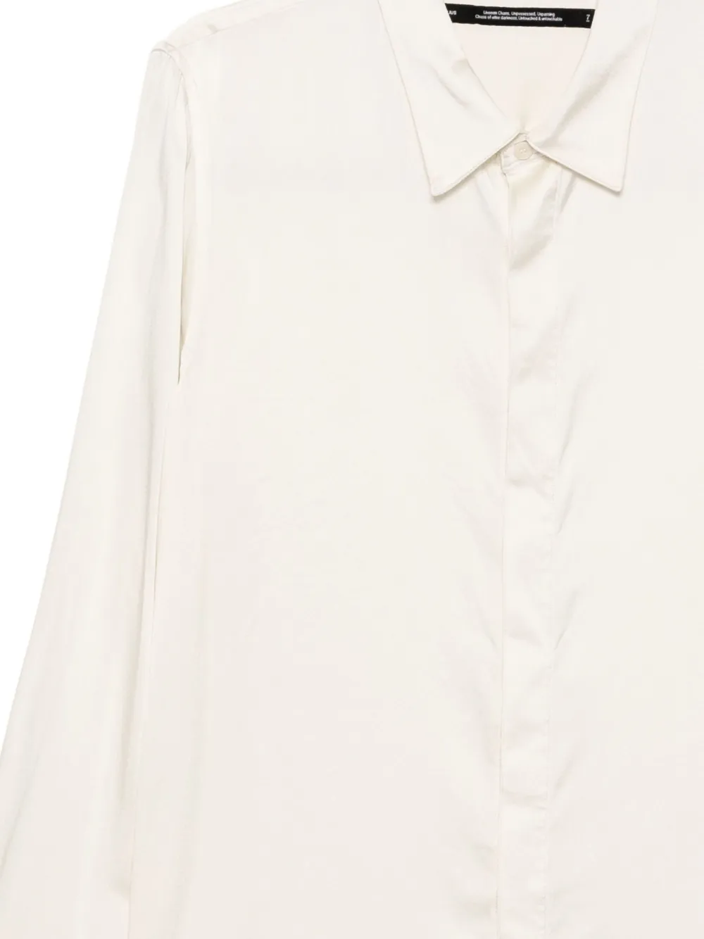 Julius Overhemd met gewelfde afwerking Wit