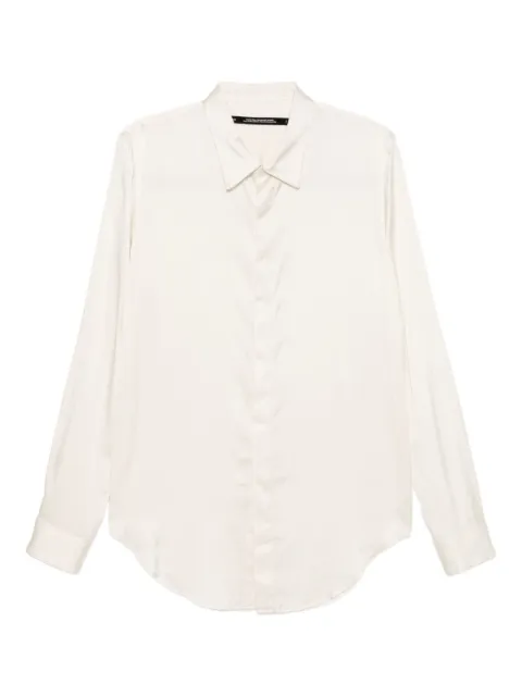Julius curve-hem shirt