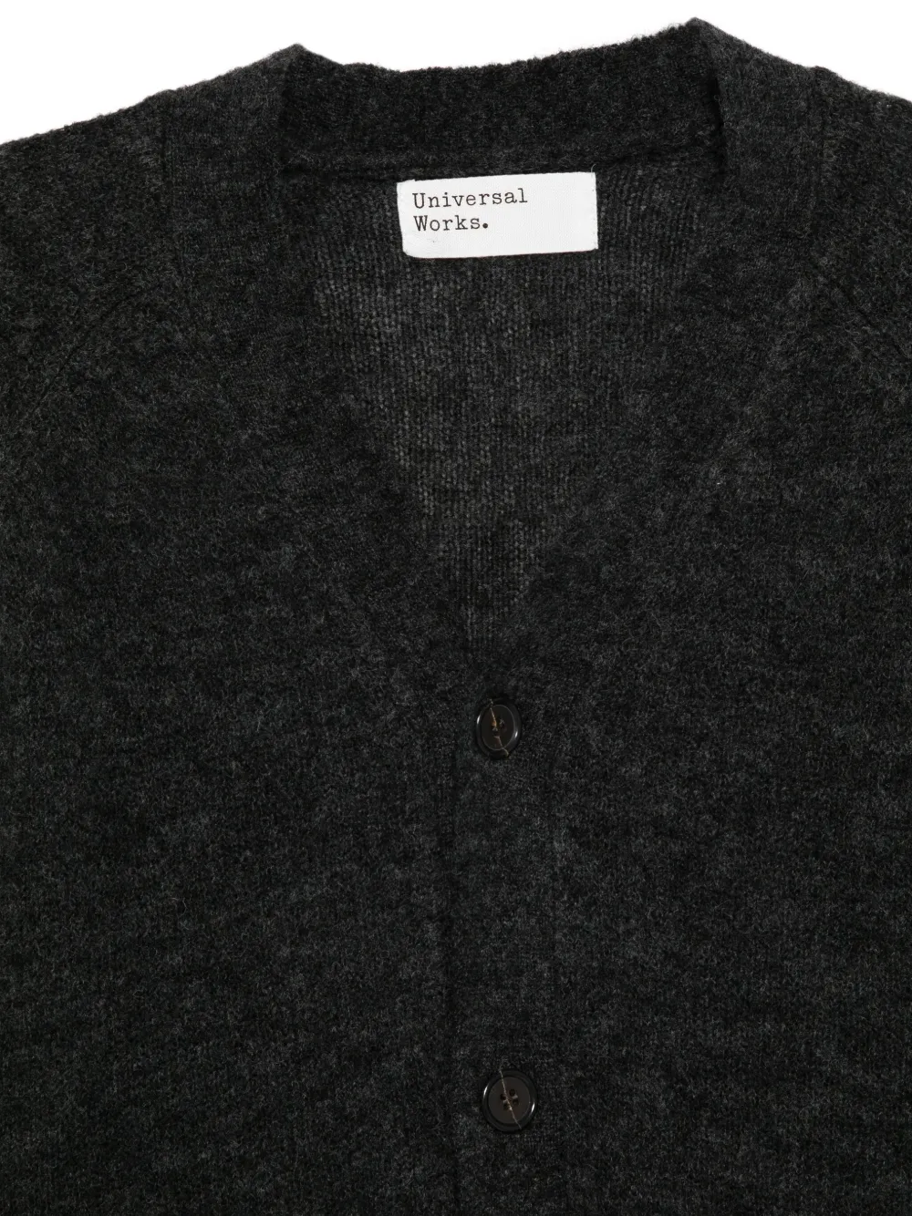 Universal Works Vest van alpacawol Grijs