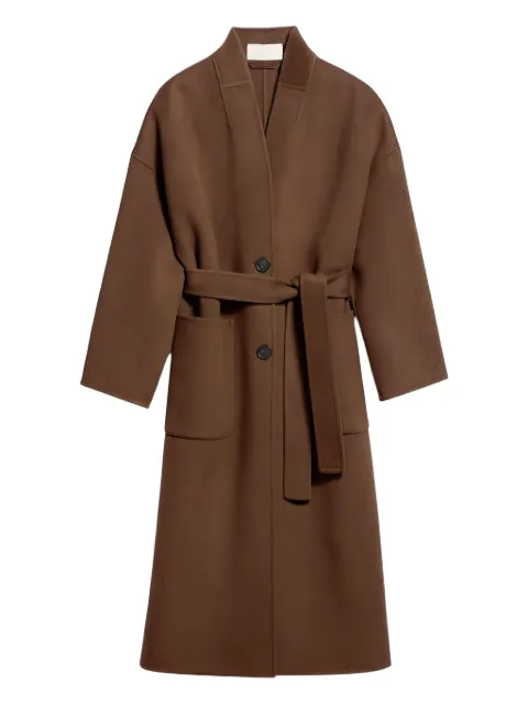 Vanessa Bruno belted patch-pocket coat