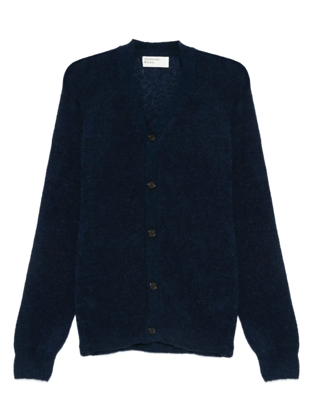 Universal Works wool cardigan - ブルー Universal Works wool cardigan - ブルー
