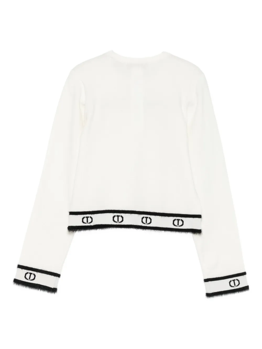 Twinset Kids Sweater With Buttons In Neutral