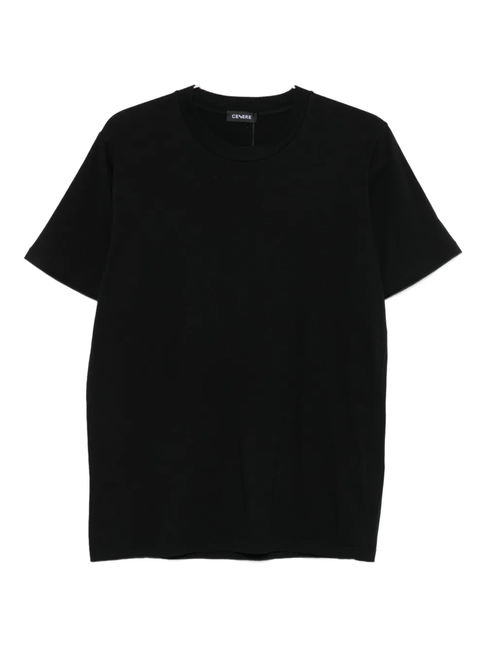 Cenere Crew-neck T-shirt In Black