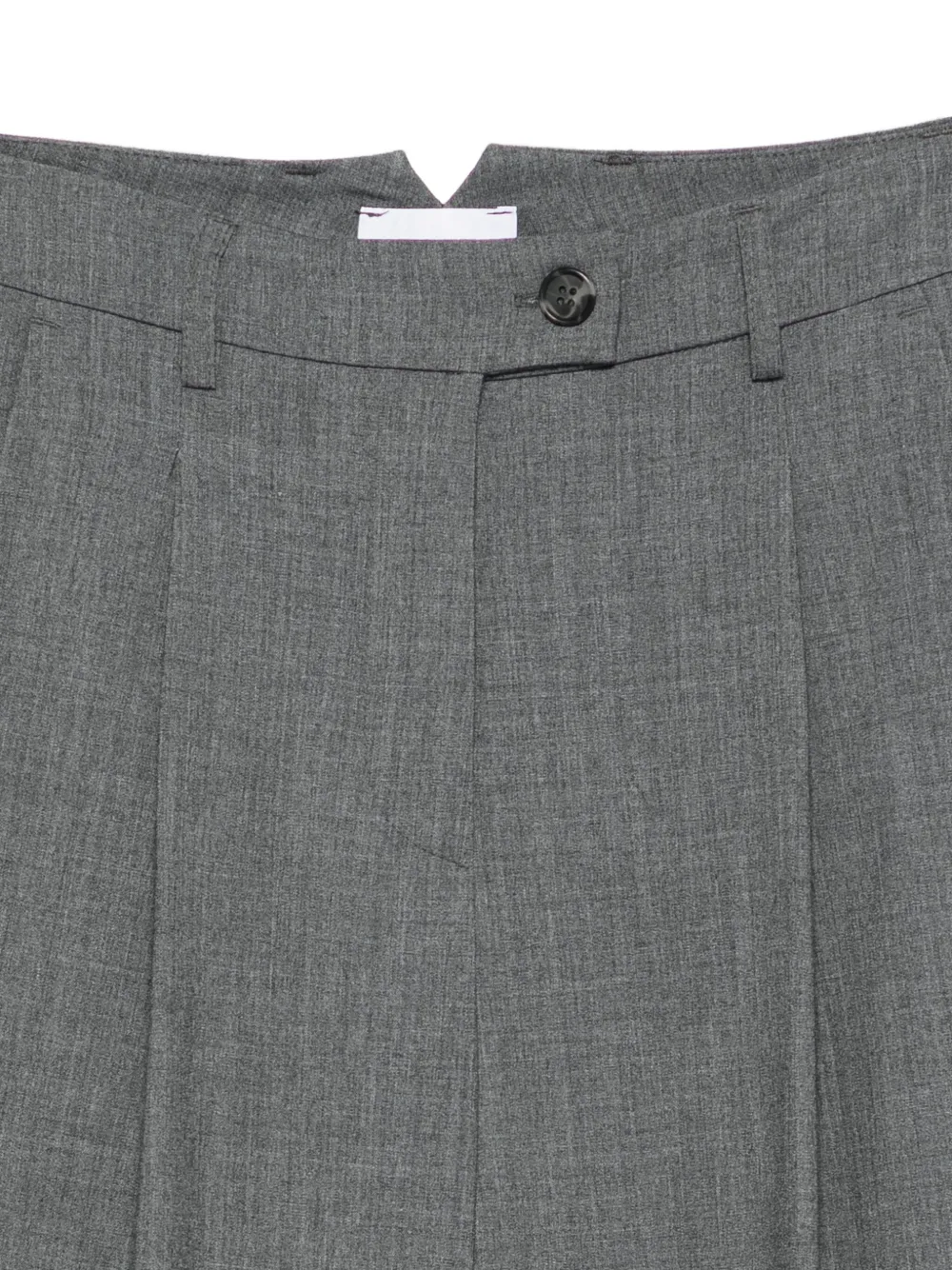 Cenere Pleat-detail Tailored Trousers In Gray