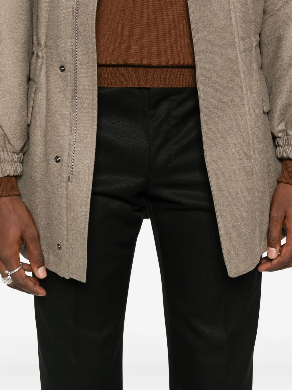 PT Torino Plooibroek Zwart