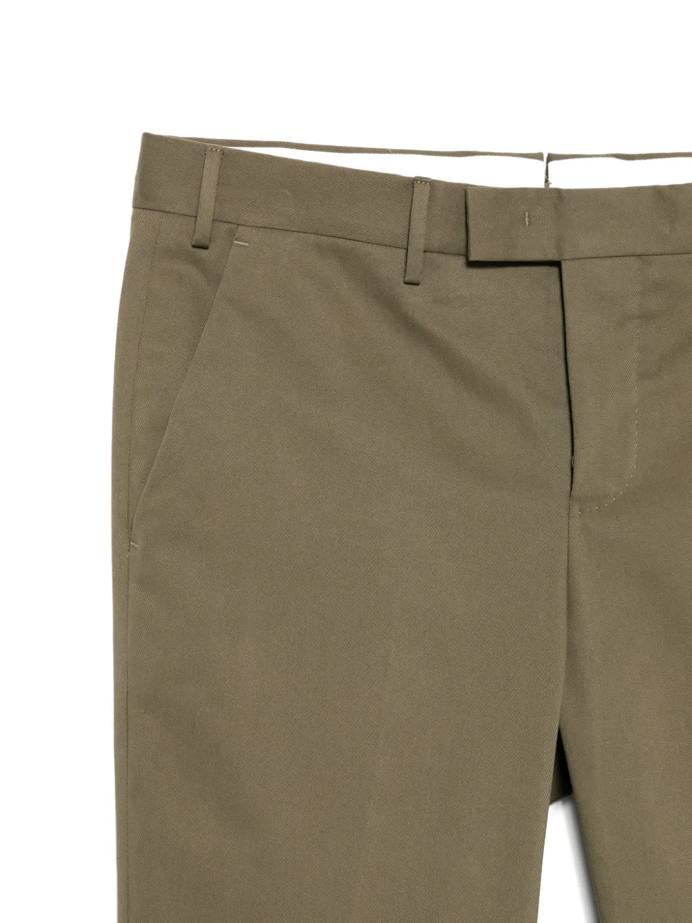 PT Torino Chino met toelopende pijpen Bruin