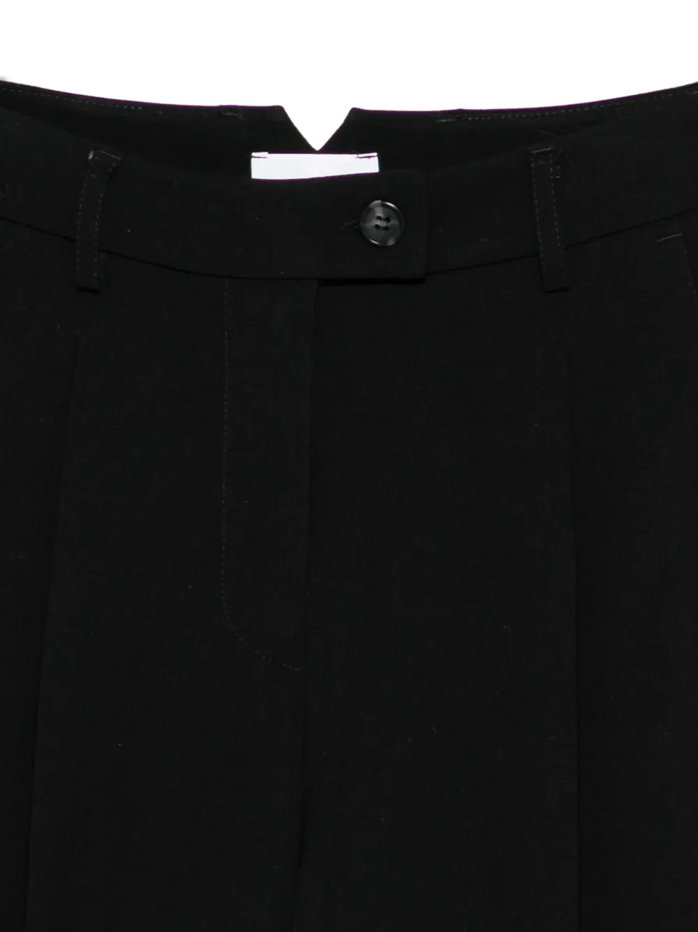 Cenere Pressed-crease Tailored Trousers In Black