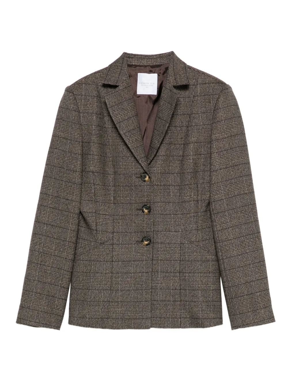 Cenere Gb Single-breasted Three-button Jacket In Gray