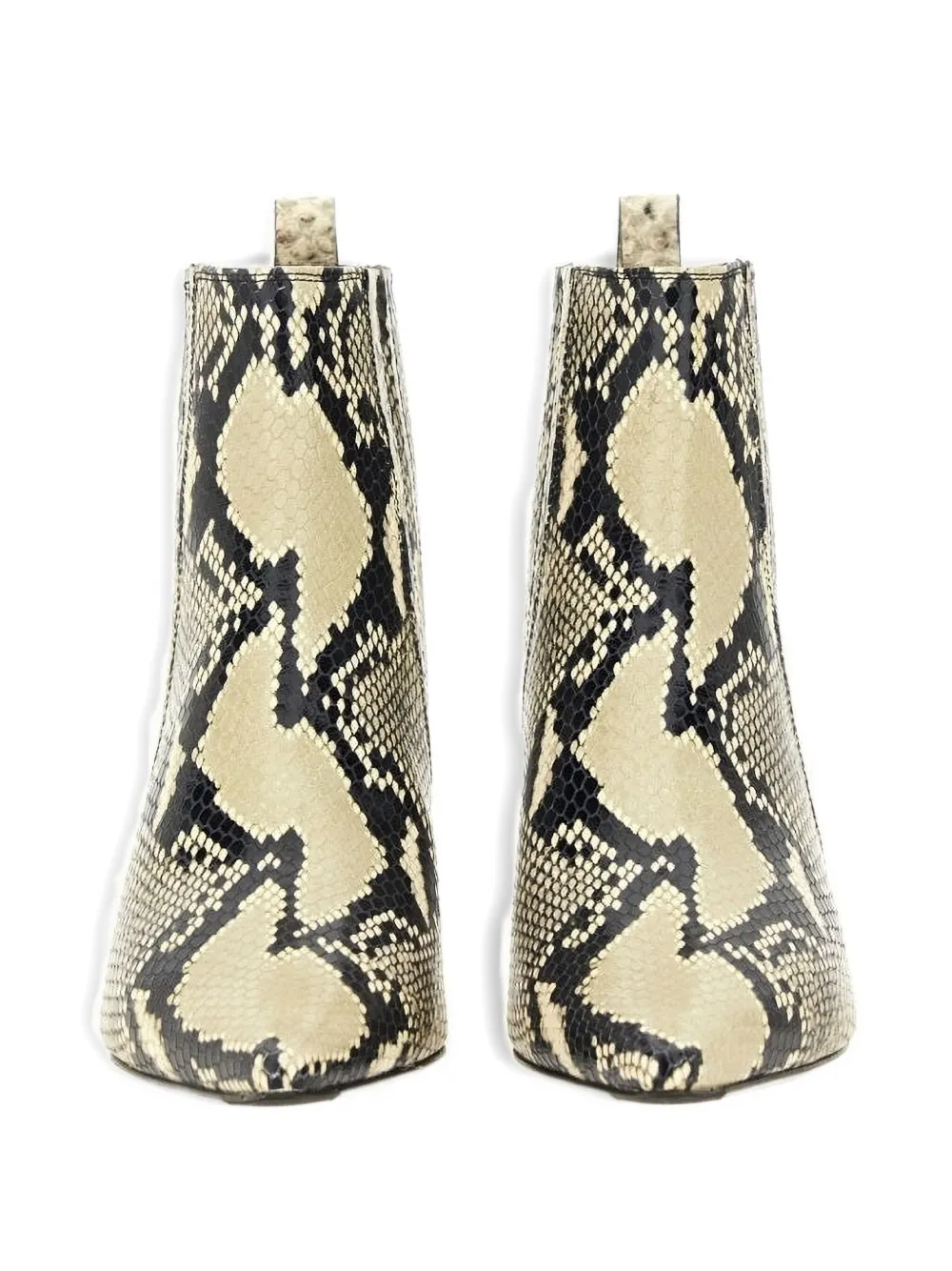 Roberto Festa printed-leather ankle boots Beige