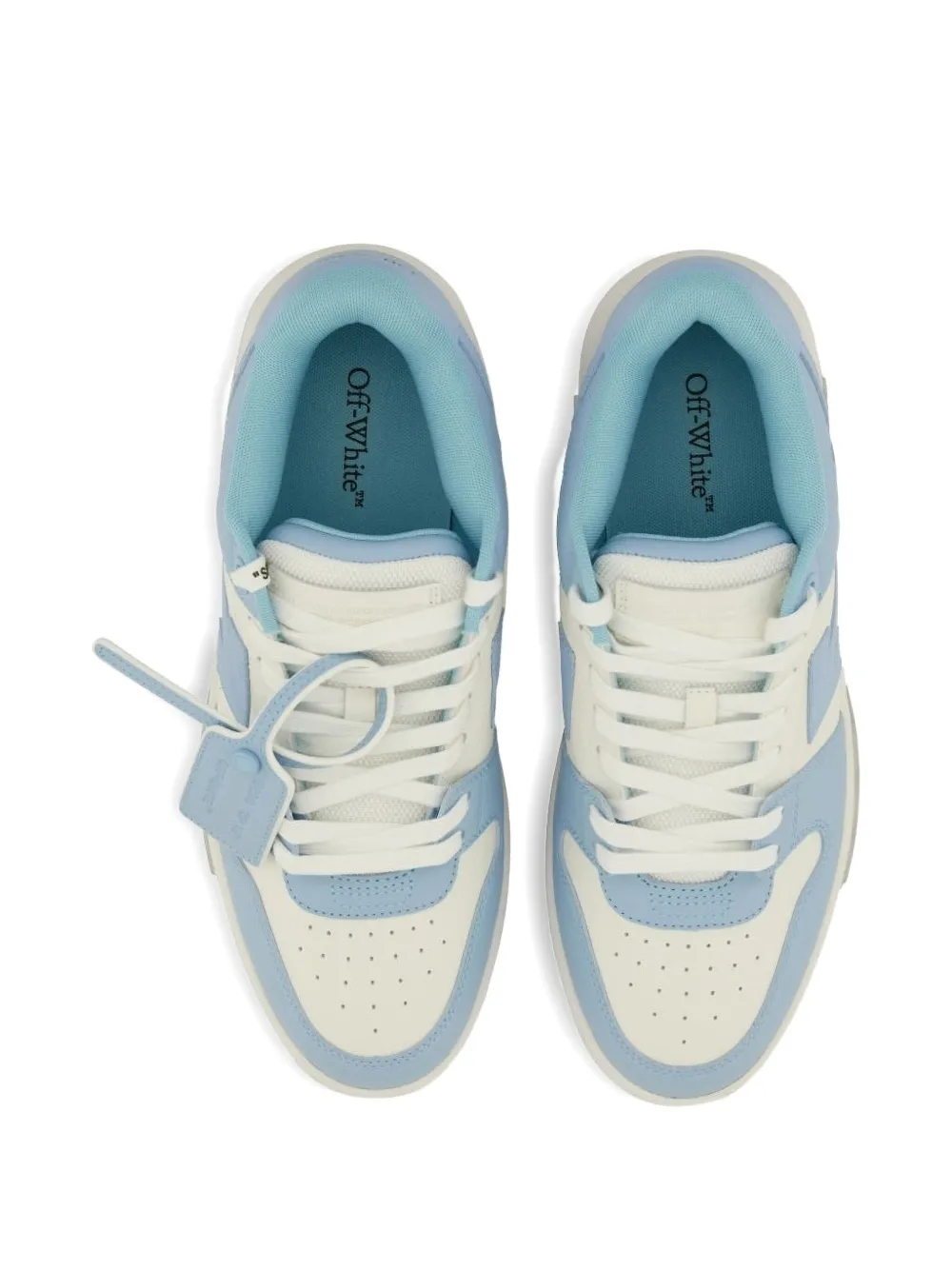 Off-White lace-up sneakers Blauw