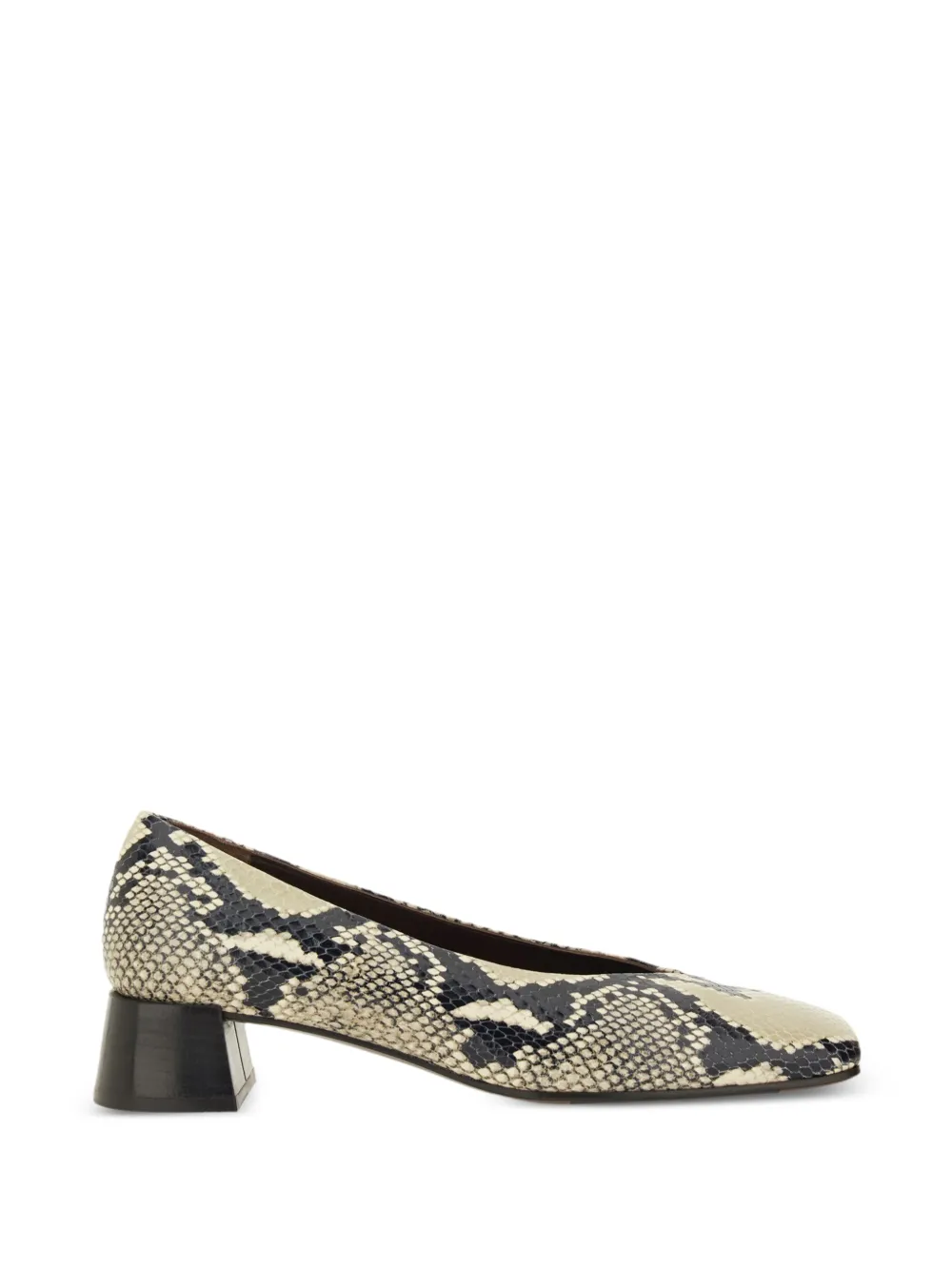 Roberto Festa Vina python-print block-heel pumps - Toni neutri