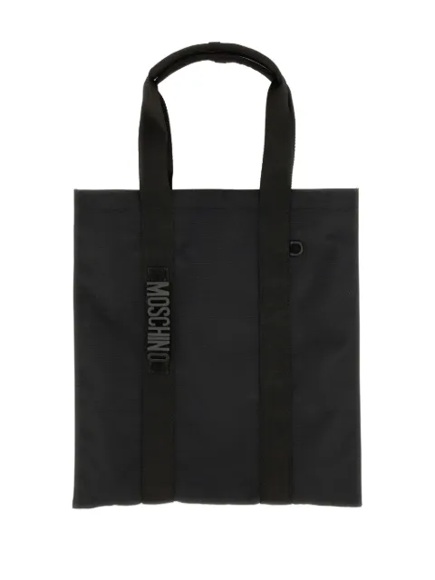 Moschino logo-print tote bag