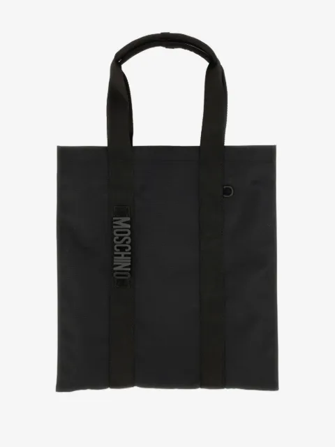 Moschino logo-print tote bag