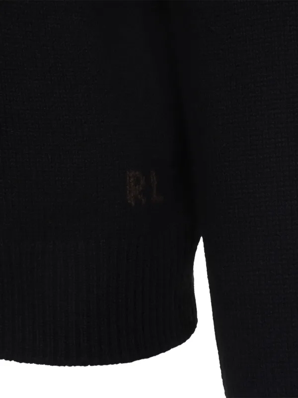 Ralph Lauren Purple Label High Neck Sweater | Black | FARFETCH ZA