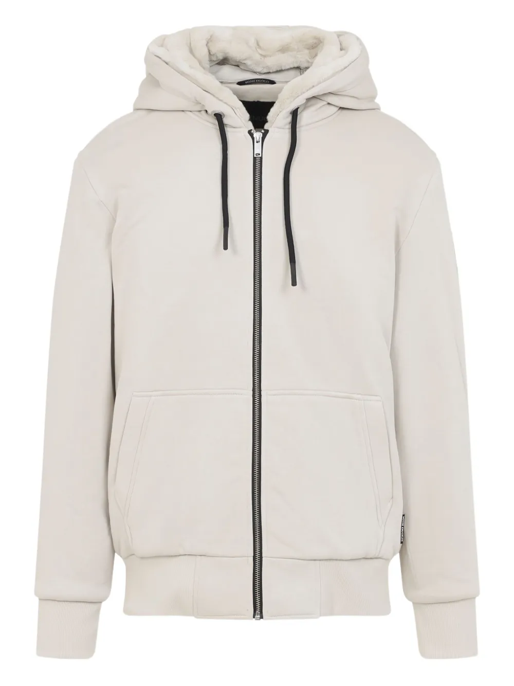 Moose Knuckles Zip-up Cotton Sweatshirt In Multi