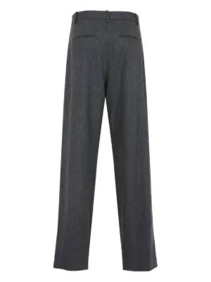 KHAITE レザー ストレートレッグ クロップドパンツ KHAITE（ケイト）パンツ - FARFETCH