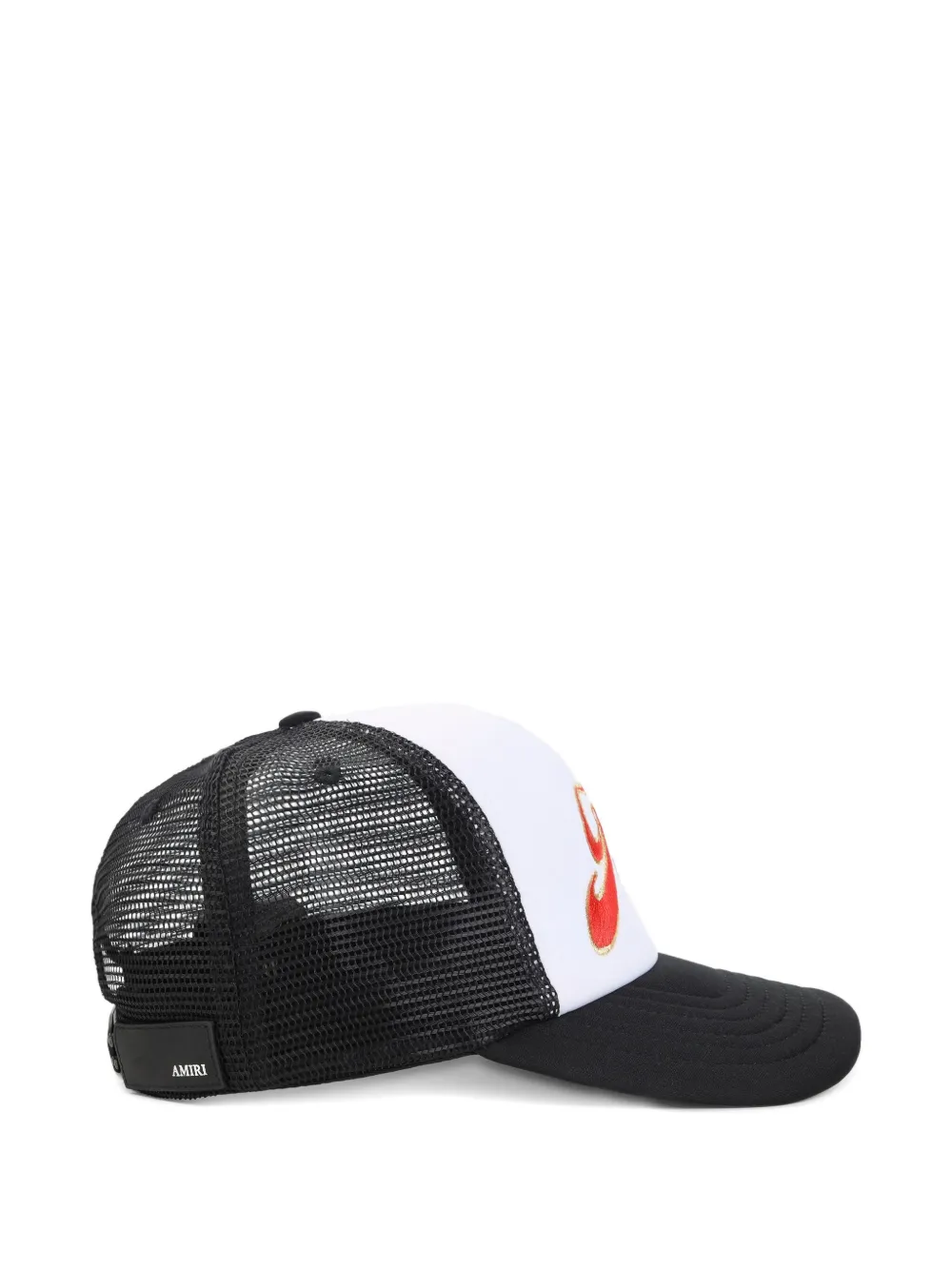 AMIRI logo-embroidered cap - Zwart