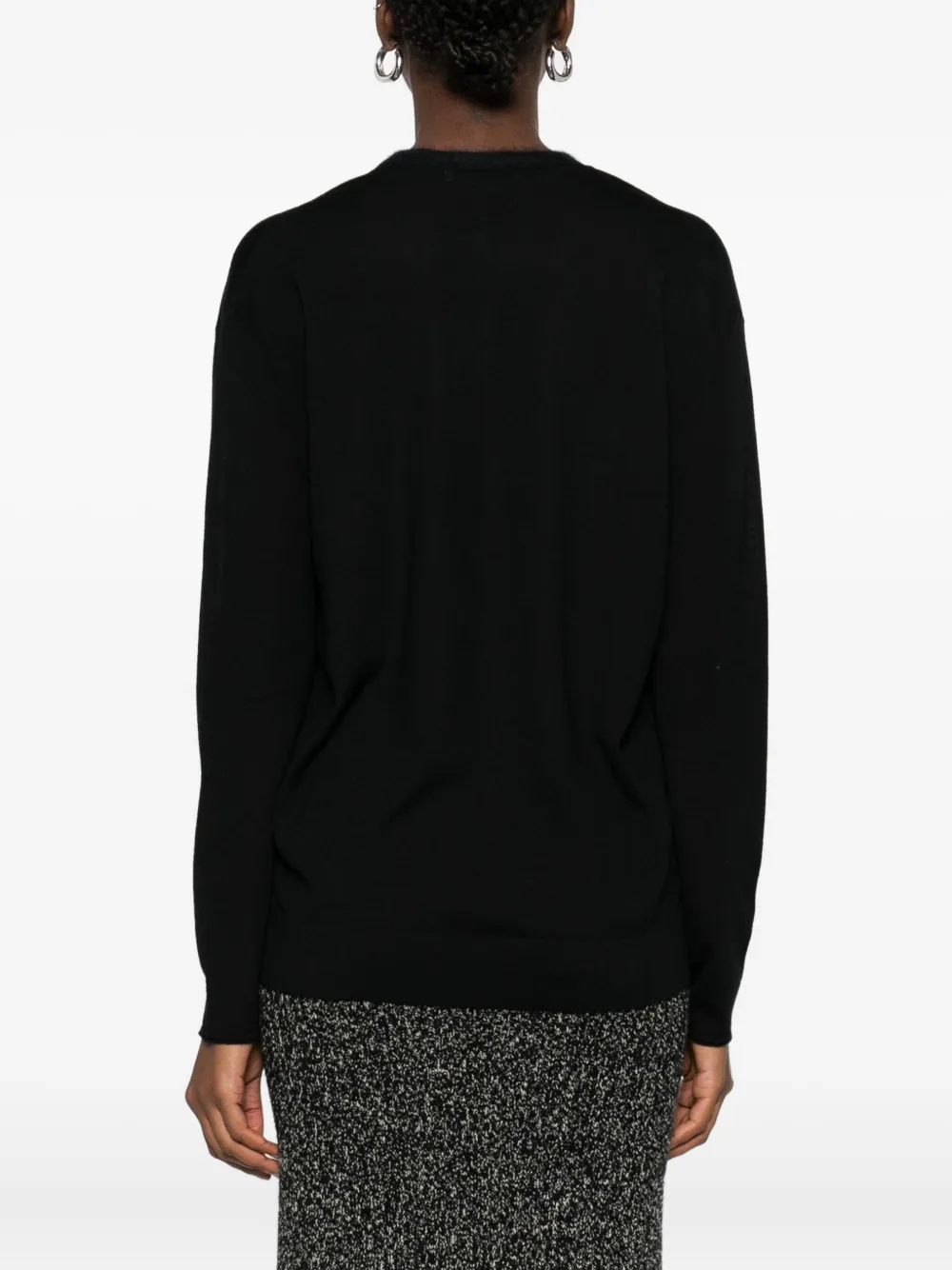 Dorothee Schumacher Trui met V-hals en lange mouwen Zwart