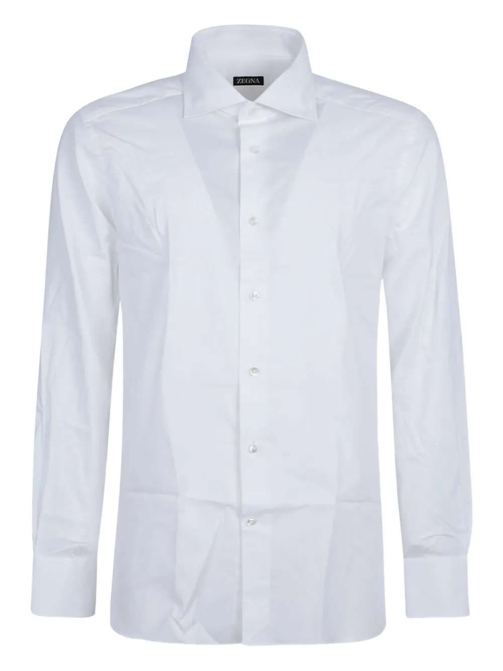 Zegna Cotton-poplin Shirt In White