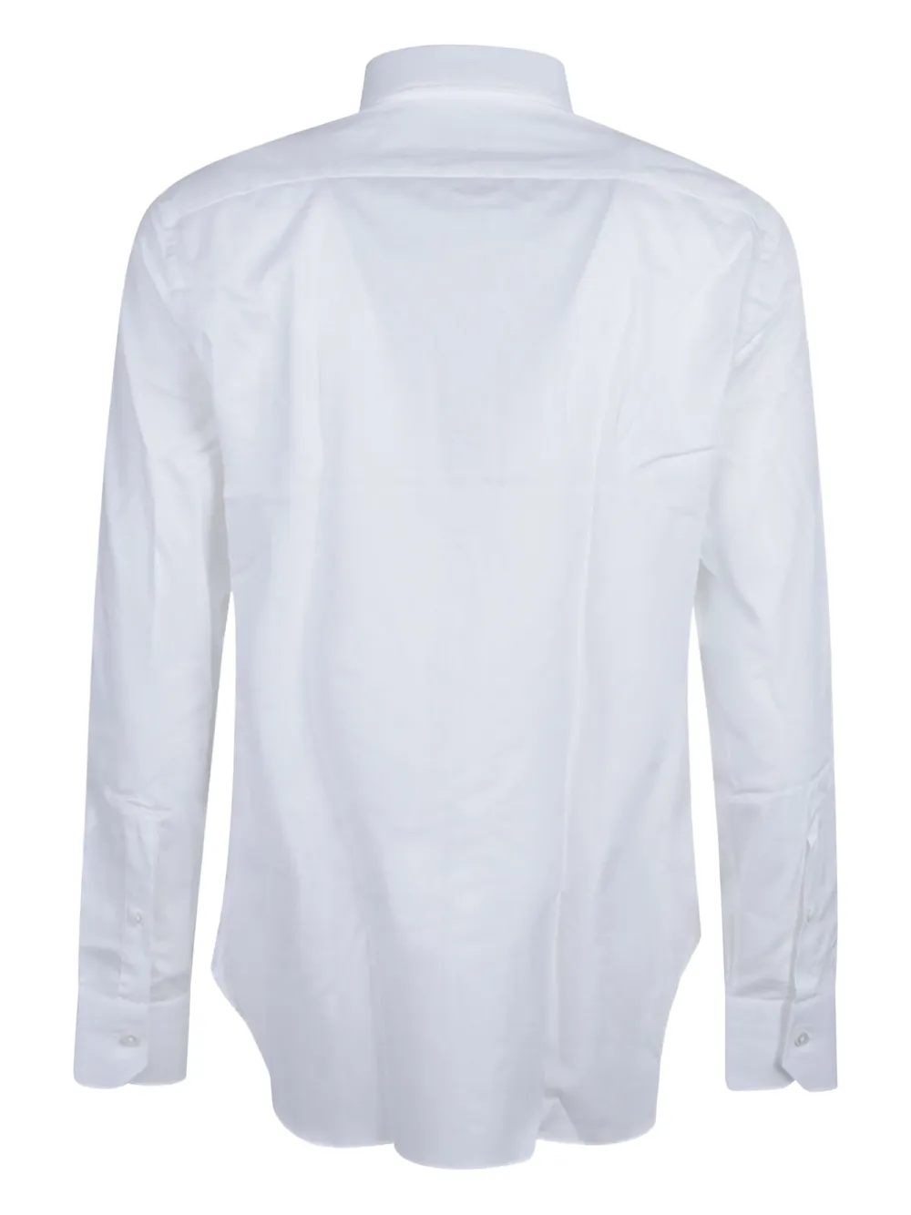 Zegna cotton-poplin shirt - Wit