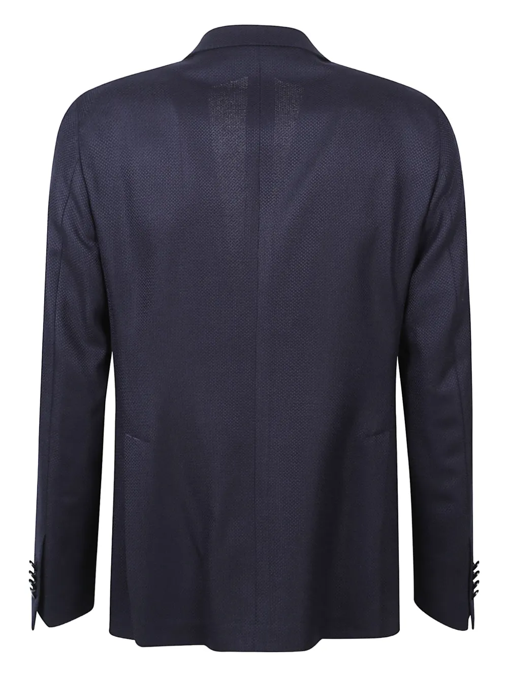 Tagliatore Single-breasted Wool Blazer In Blue