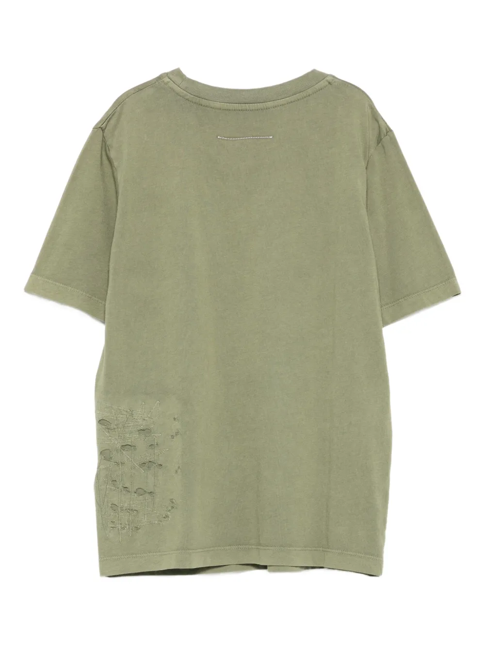 MM6 Maison Margiela Kids embroidered detail t-shirt | Boys T-Shirts | Image 2