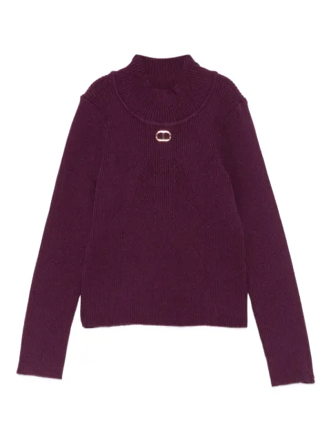 TWINSET Kids high-neck ribbed sweater 
