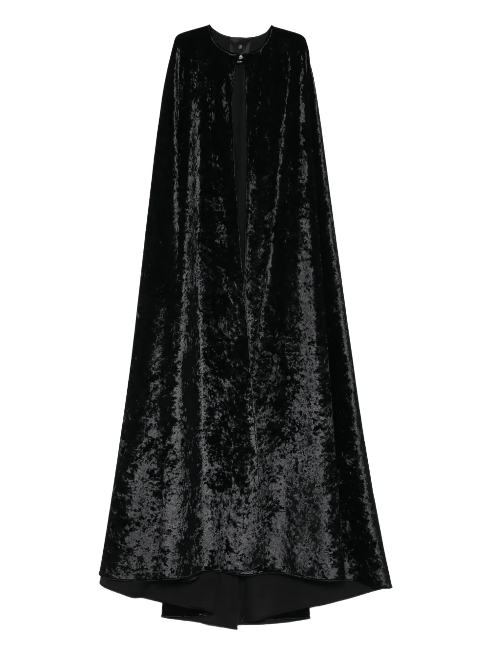 CHB CHRISTIAN BOARO crushed-velvet cape | Black | Image 1