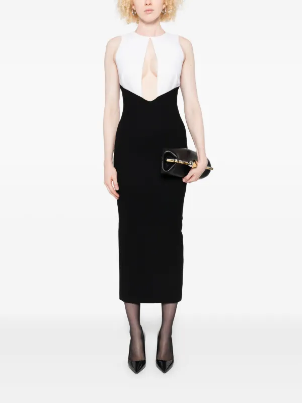 open lace back dress Christian Dior Silk A Line Evening Dress main image 1