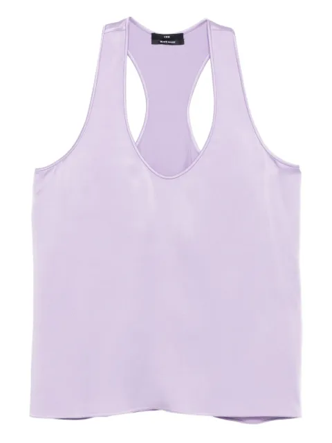 CHB CHRISTIAN BOARO racerback satin top