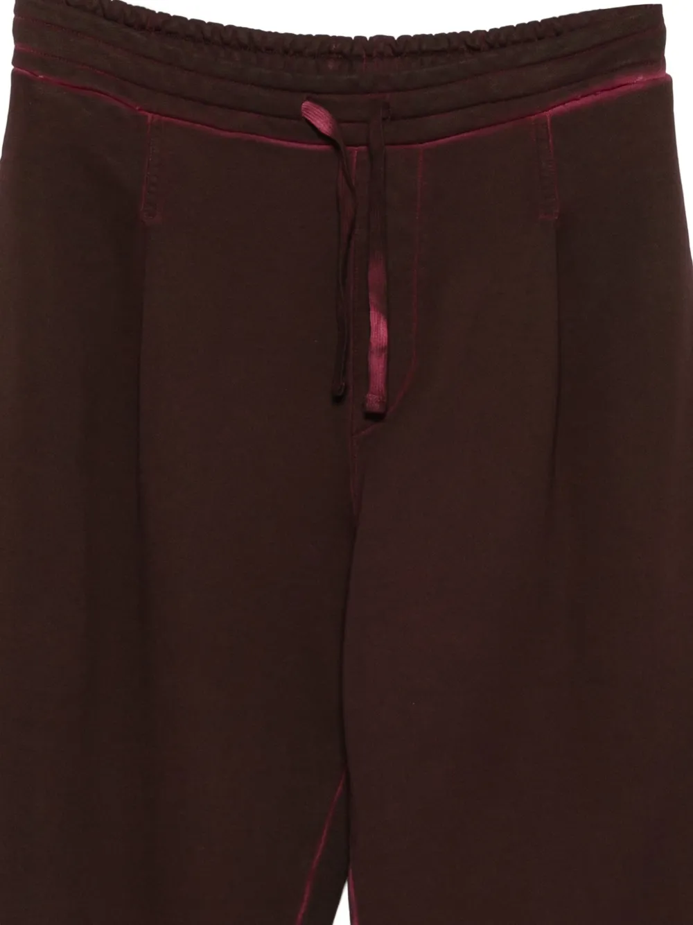 A Paper Kid Drawstring Track Pants In Brown