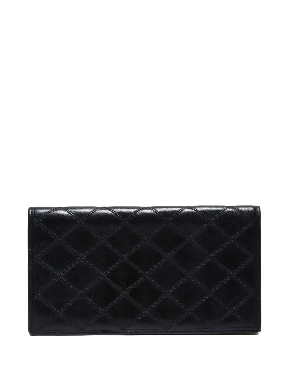 CHANEL Pre-Owned 1991-1994s キルティング財布 - ブラック CHANEL Pre-Owned 1991-1994s キルティング財布 - ブラック
