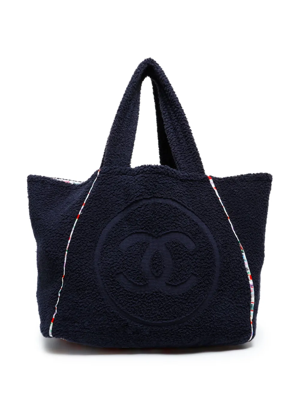 CHANEL Pre-Owned 2000-2020 Coco Mark beach bag - ブルー CHANEL Pre-Owned 2000-2020 Coco Mark beach bag - ブルー