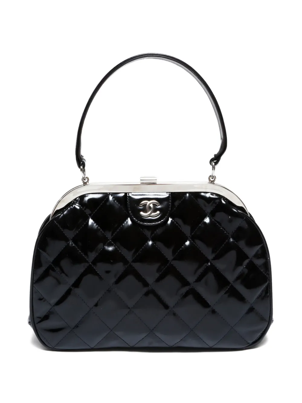 CHANEL Pre-Owned 1997 キルティング ハンドバッグ - ブラック CHANEL Pre-Owned 1997 キルティング ハンドバッグ - ブラック