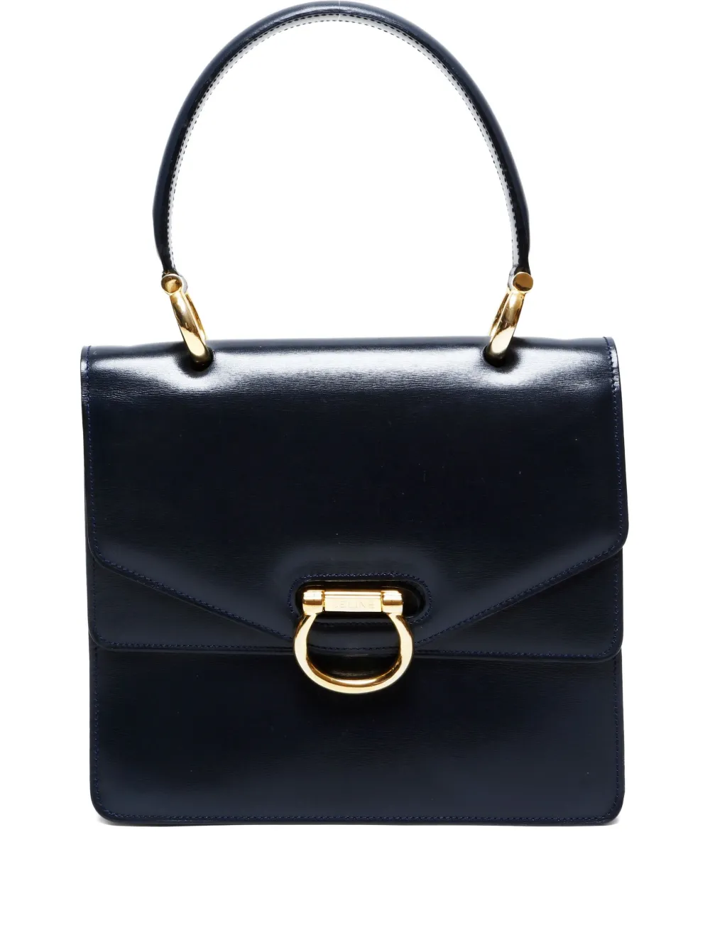 Pre-owned Celine 1990-2000s Double Flap Tote Bag In Black