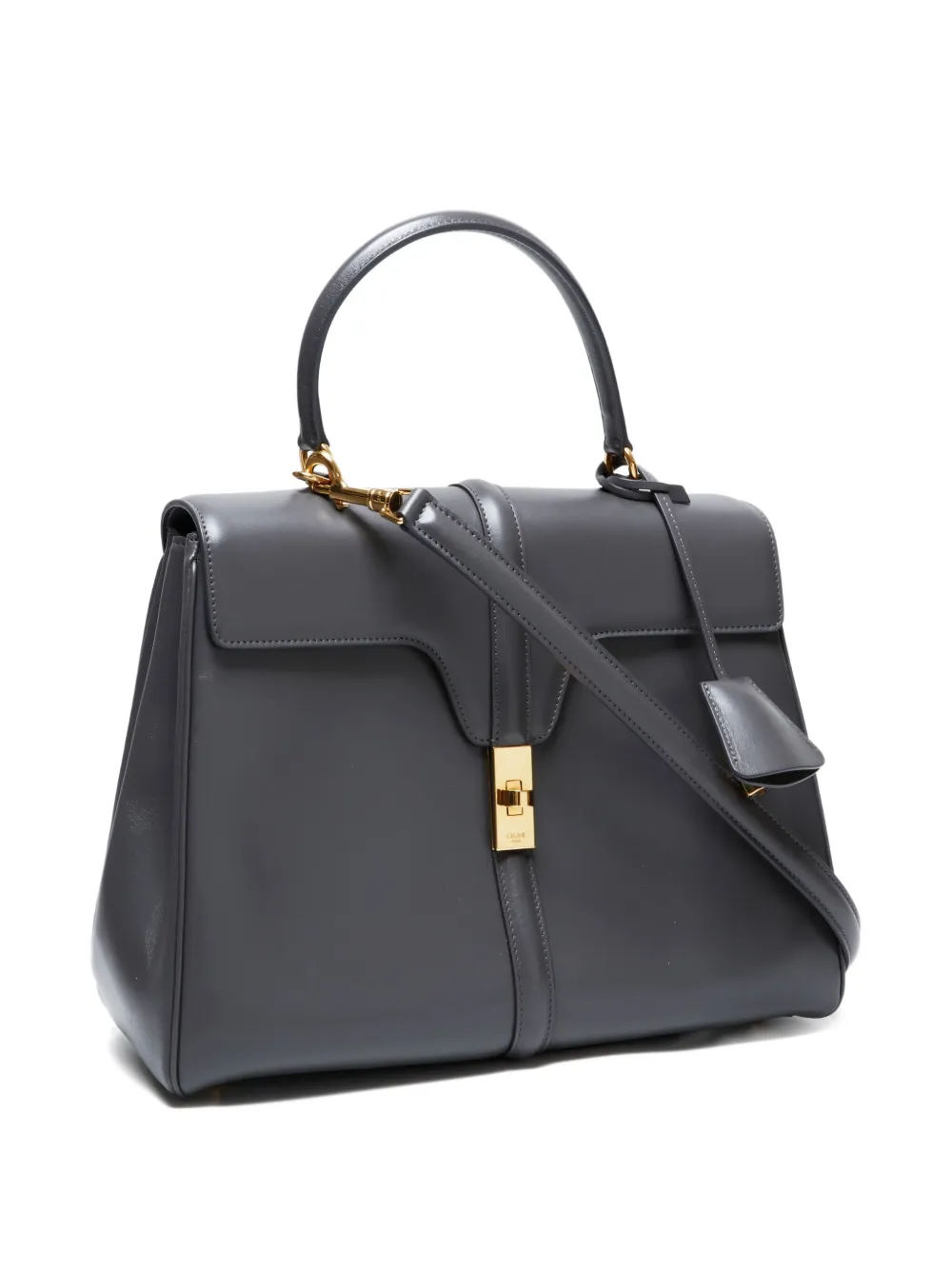 Pre-owned Celine 2020s 16 Medium Two-way Bag In Gray
