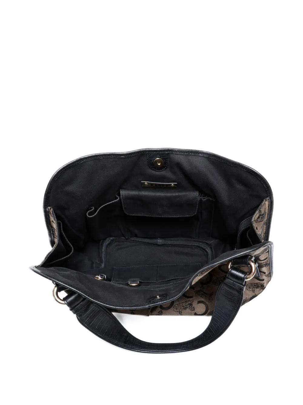 Pre-owned Celine 1990-2010s Horse Carriage Tote Bag In Black