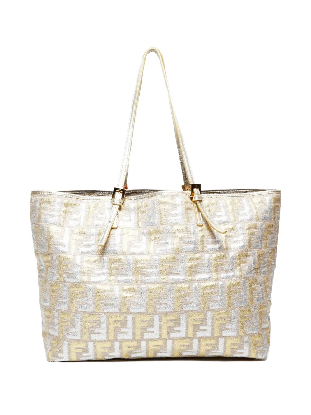 Fendi Pre-Owned 2000-2015 Zucca tote bag | Gold | Image 1