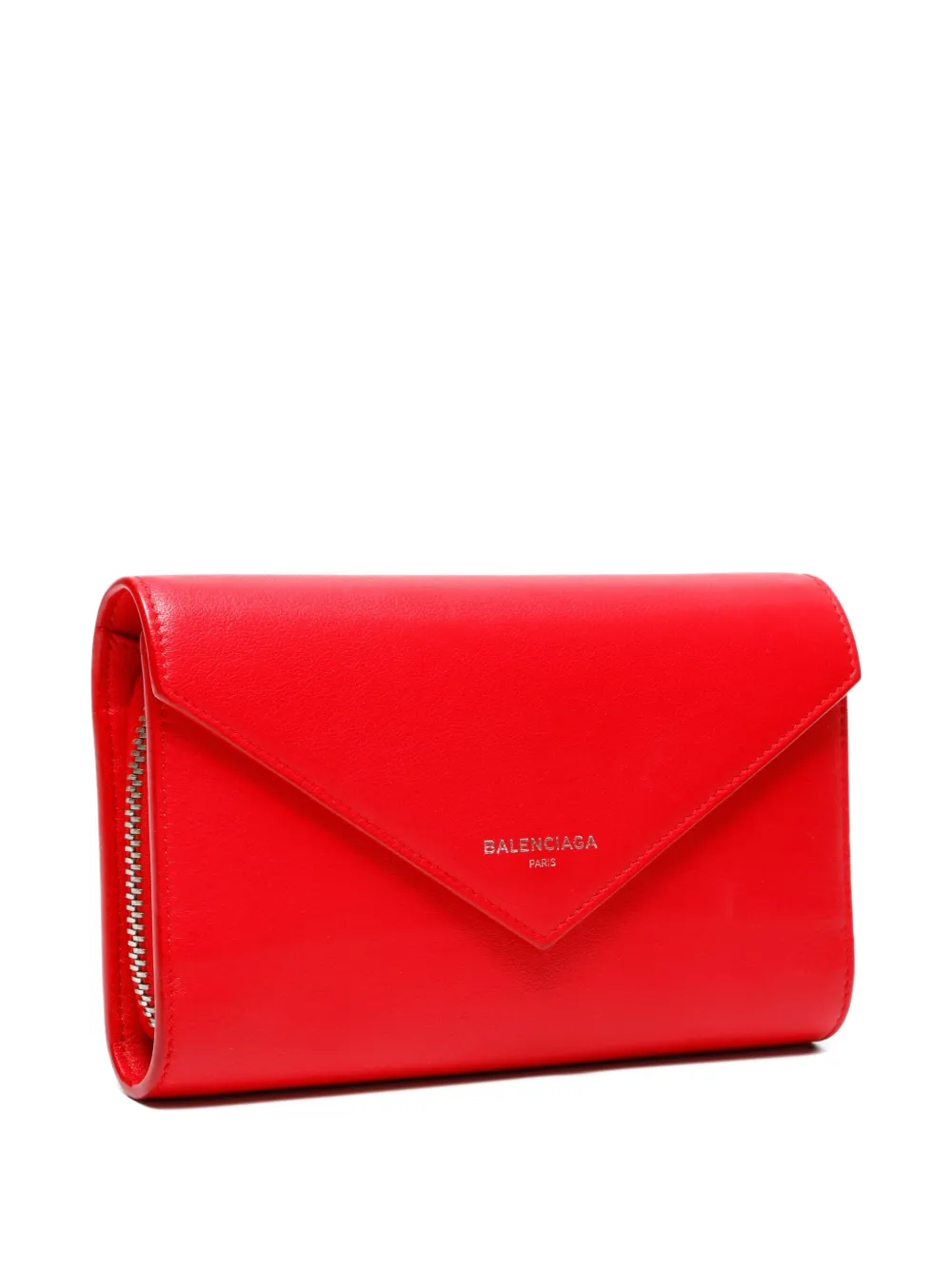 Balenciaga Pre-Owned 2020s Leather Zip Wallet Red FARFETCH IN