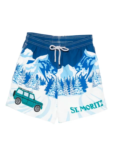 MC2 Saint Barth shorts de playa Gustavia estampados en colaboración con St. Moritz