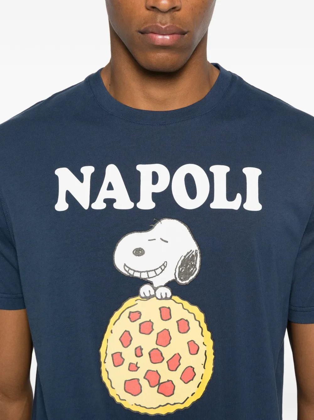 Mc2 Saint Barth X Peanuts Arnott Napoli-print T-shirt In Blue